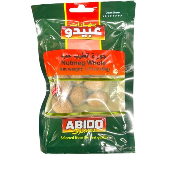 Abido Nutmeg Whole 50g