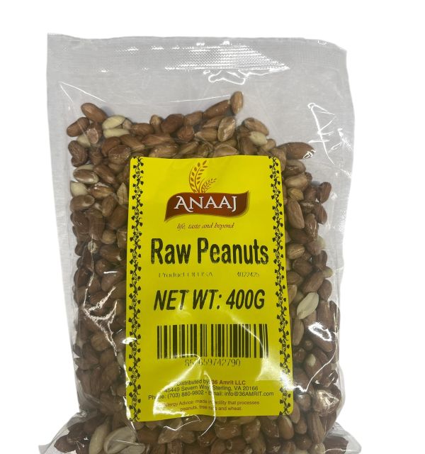Anaaj Raw Peanuts 400g