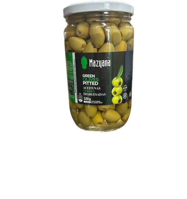Mazyana Pitted Green Olives 320g