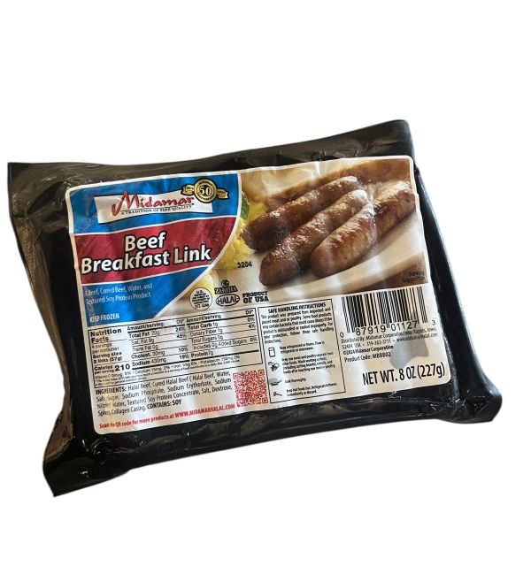 MIDAMAR BEEF BREAKFAST LINK 227G