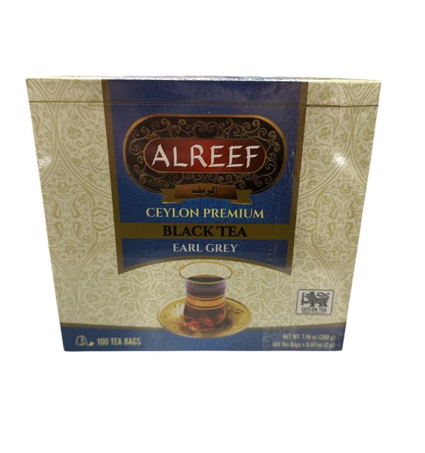 ALREEF BLACK TEA EARL GREY 100BAGS