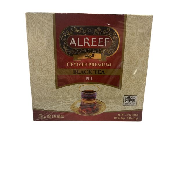 ALREEF BLACK TEA PFI 100 BAGS 