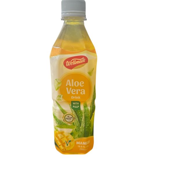 Wellmade Mango Aloe Vera Drink 500mL