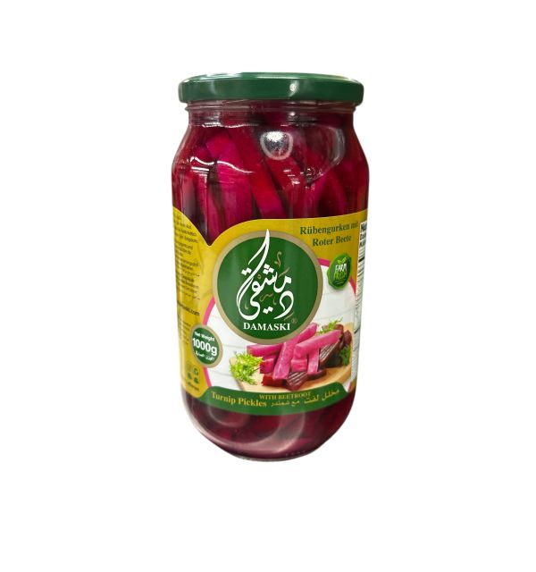 Damaski Sliced Turnip and Beetroot Pickles 1000g