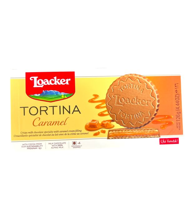 LOACKER TORTINA CARAMEL 126G