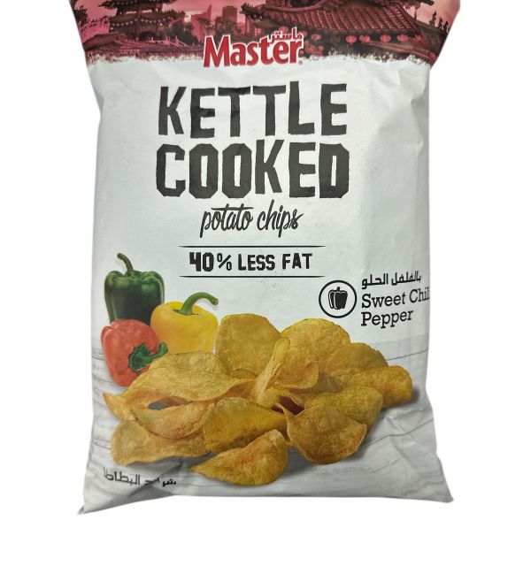 Master Kettle Cooked Chips Sweet Chilli Pepper 144g