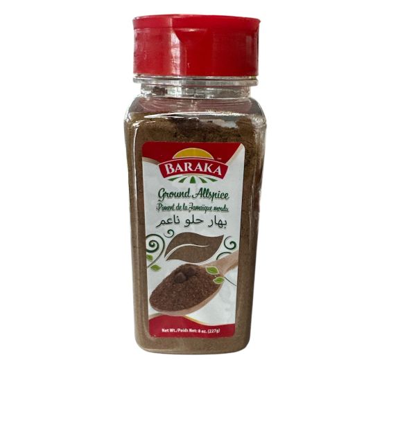 BARAKA Ground Allspice  8 oz. * 10  tubs 
