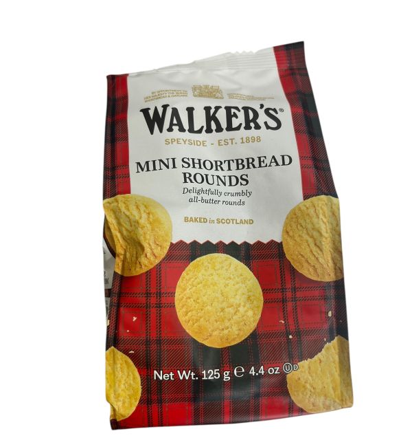 Walker's Mini Shortbread Rounds 125g