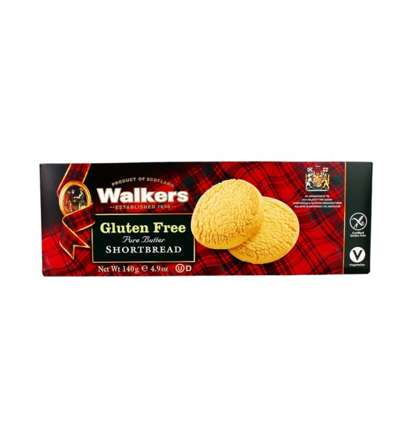 Walker's Gluten Free Shortbread Rounds 140g