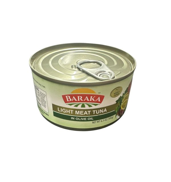 BARAKA Light Meat Tuna In Olive Oil 185 g 
