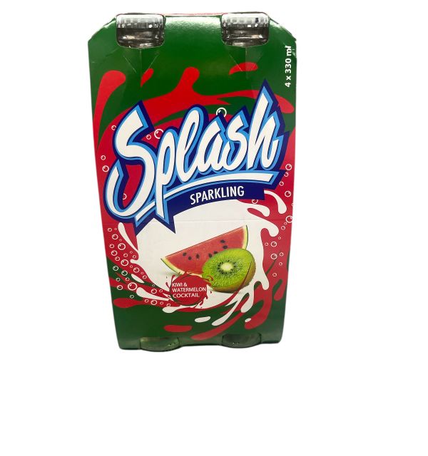 Splash Sparkling Kiwi Watermelon Cocktail 330ml