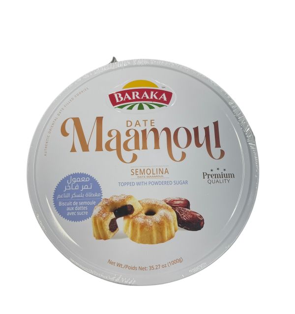 BARAKA Semolina Date Maamoul w/icing 1000g 