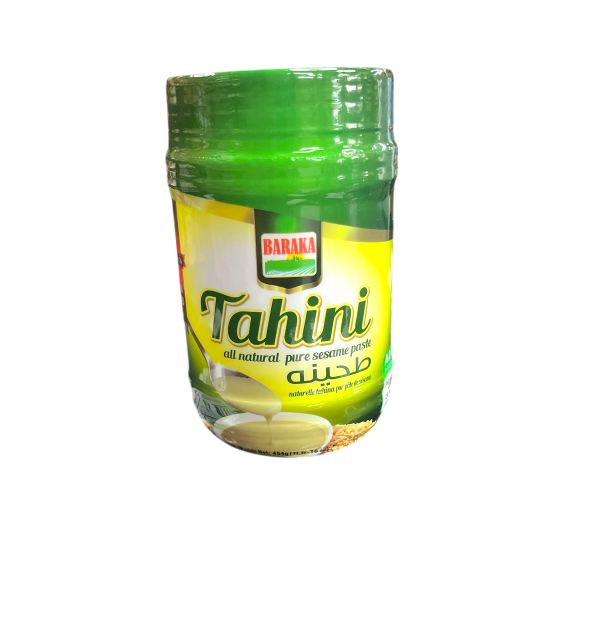 BARAKA Tahini (Sesame paste) in plastic tub 1 Lb 