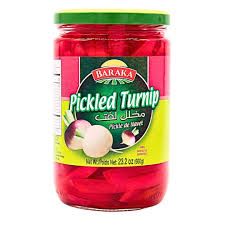 BARAKA Turnip Sliced  Pickles 660 G