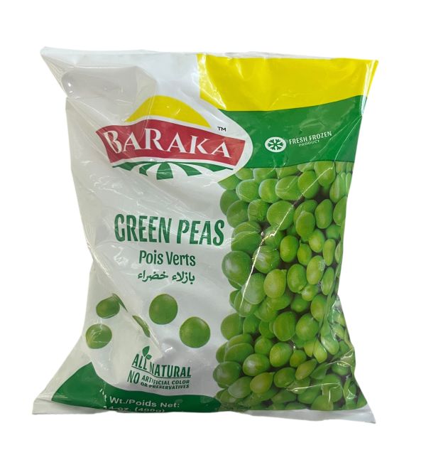 Baraka  Frozen Green Peas 400g 