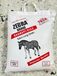 ZEBRA BASMATI RICE 20LBS