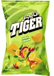 TIGER CHIPS CHILLI LEMON 200G