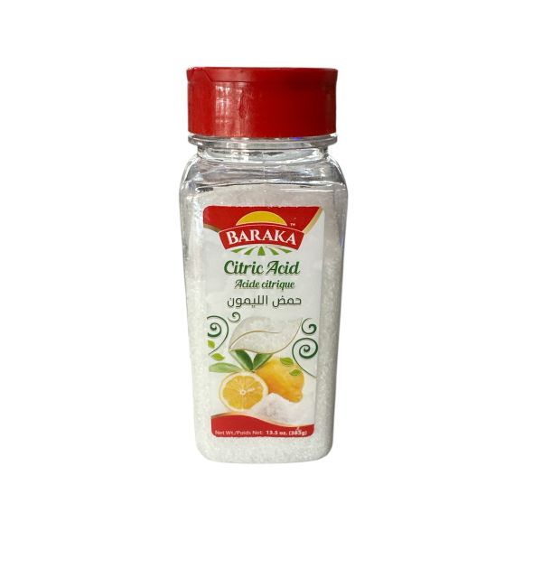 Baraka Citric Acid in Spice plastic tub 13.5oz 