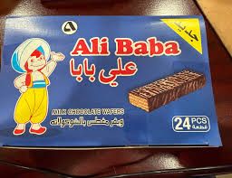 ALI BABA MILK CHOCOLATE WAFERS 