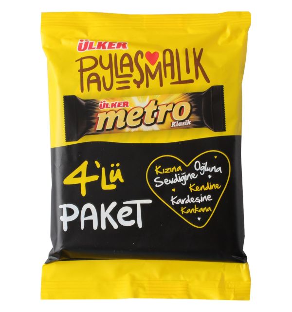 ULKER METRO 4 PAKET 144G