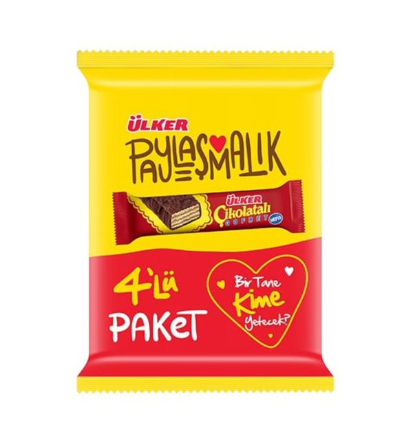 ULKER CHOCOLATE  4 PAKET 144G