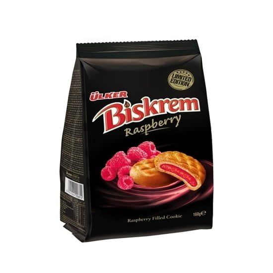 BISKREM RASPBERRY 160G