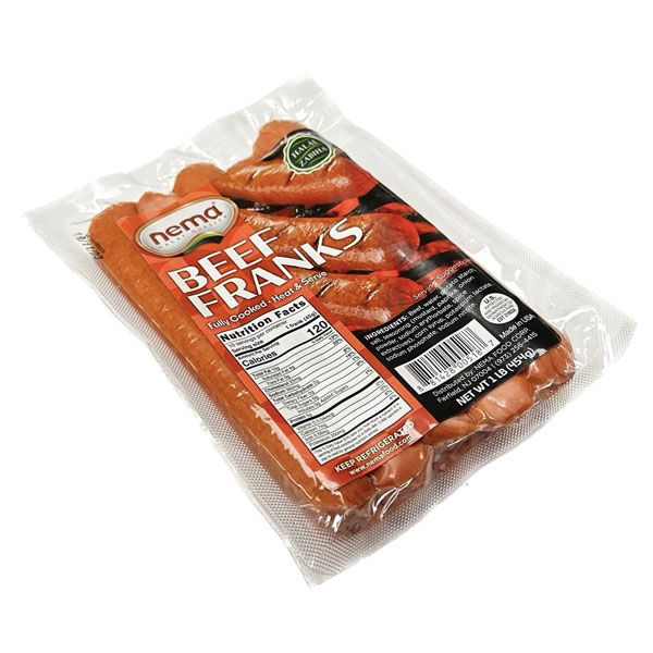NEMA BEEF FRANKS 1LB