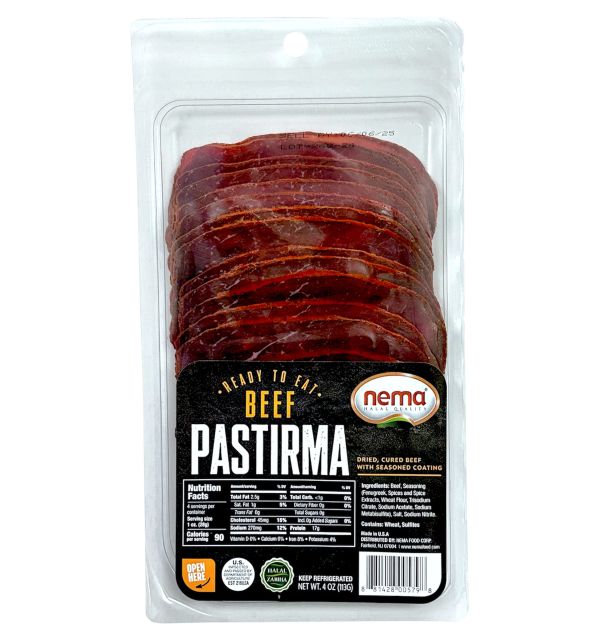 NEMA BEEF PASTIRMA 4 OZ