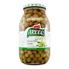 AREEQ ALLEPO GREEN OLIVES 2000G