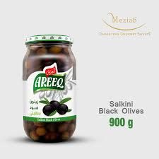 AREEQ SALKINI BLACK OLIVES 900G