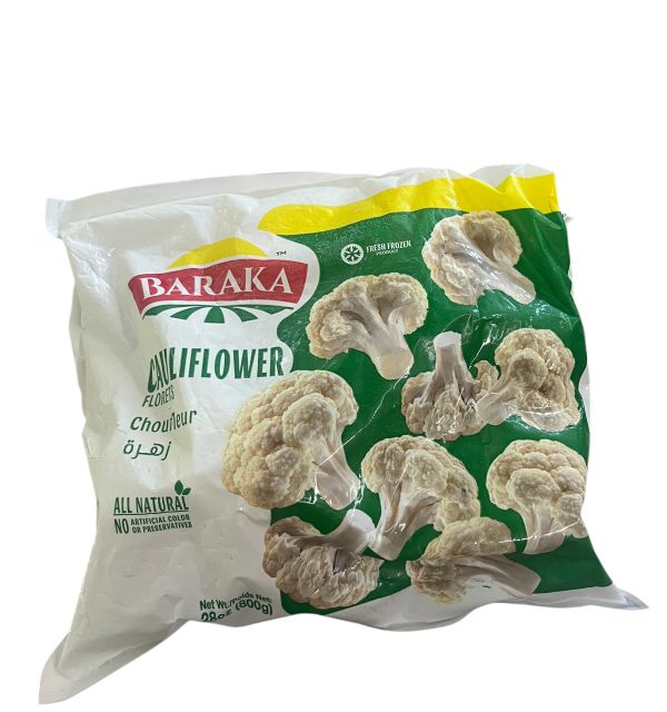 Baraka Frozen Cauliflower Florets 800g 