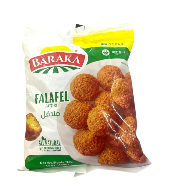 Baraka Frozen Half-Cooked Falafel 400 GM 