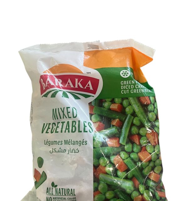 Baraka Frozen Mixed Vegetables 400g 
