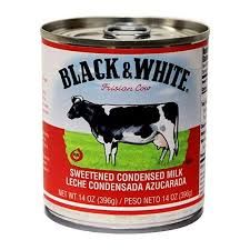 BLACK & WHITE COND.MILK     14 OZ