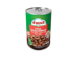 Al Wadi Egyptian Fava Beans Foul Moudammas w cumin in Brine