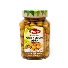  Sera Scratched Green Olives 720ML