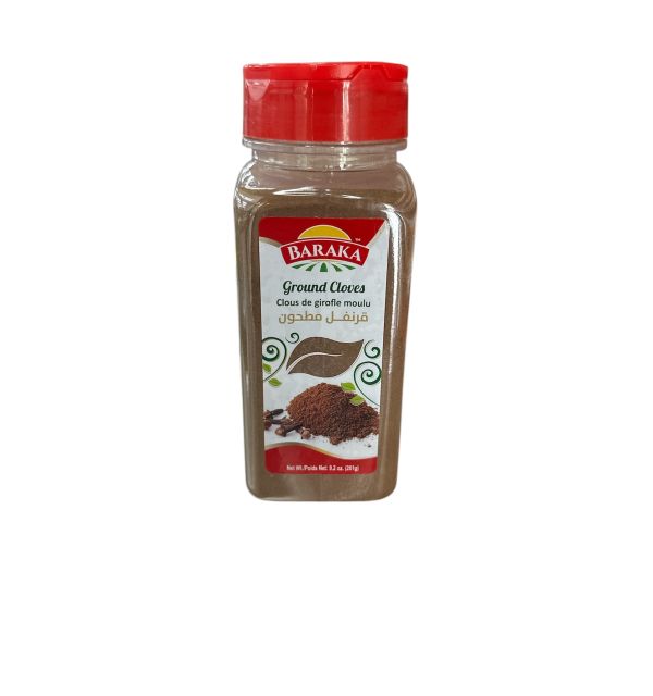 Baraka Ground Cloves plastic tub 9.2 oz 