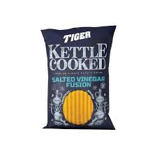  TIGER KETTLE COOKED SALTED & VINEGAR (120G)