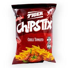 TIGER CHIPSTIX Chili Tomato (80g) 