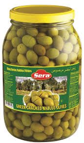 SERA GREEN CRACKED NABLUS OLIVES 2000GR