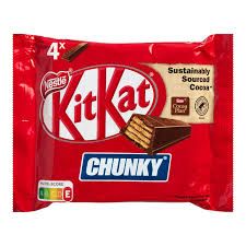 KitKat 4 Fingers Milk Chunky MP (32g 4 Pks)