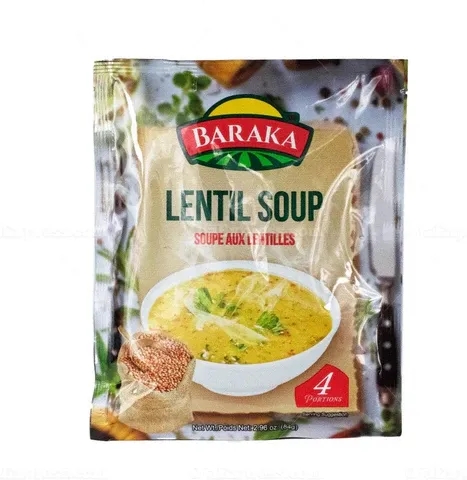 Baraka Lentil Soup (84g pouch 12 Cts) 