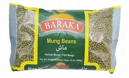 Baraka Mung Beans Packed in Bags 908g 