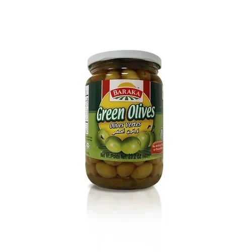 Baraka Olives Green 660g 