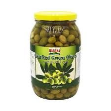 Baraka Olives Regular Cracked Green  4.4 Lbs 