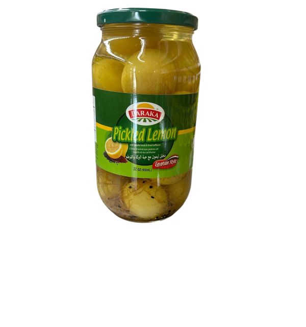 Baraka Pickled Lemon W/ Nigella seeds & Dried Safflower Egyptian Style 950g 