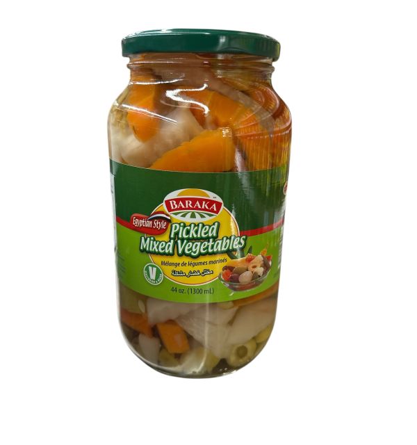 Baraka Pickled Mixed Vegetables Egyptian Style 1300g 