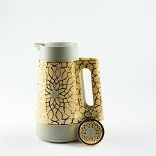 Asala Vacuum Flask Thermos Olive Green & Gold