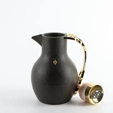 Naqsh - Vacuum Flask / Thermos - Black & Gold
