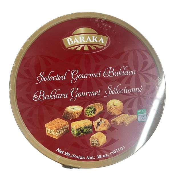 Baraka Selected Baklawa Assorted Tin 1075g 